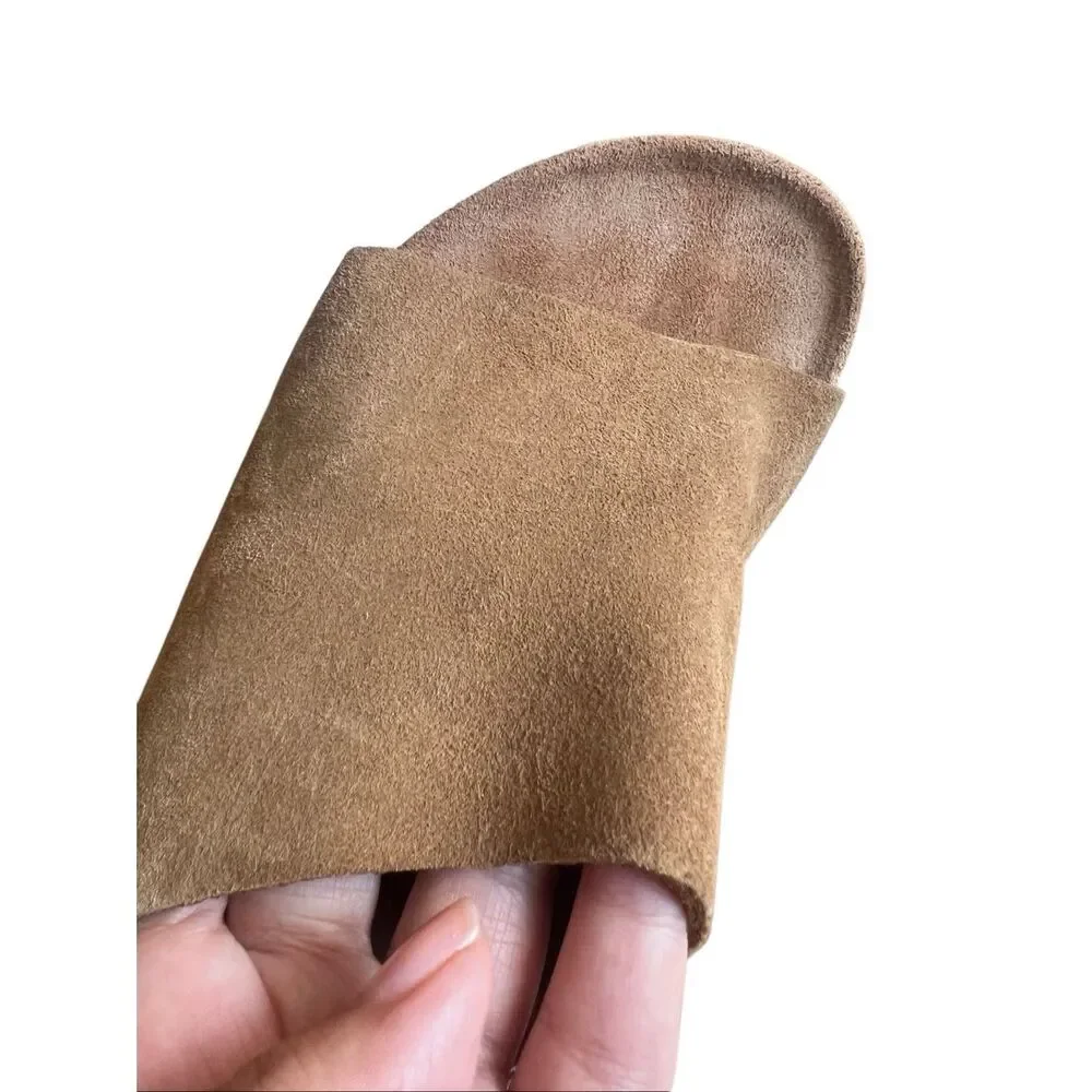 Papillio by Birkenstock Women's Namica Suede Wedge mules slip On Sandals 37/6